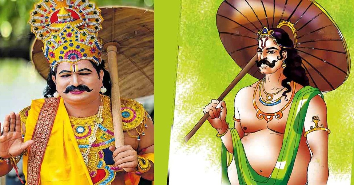  കുടവയർ യോഗ്യത, 4500 ദിവസവരുമാനം; ജോലി കയ്യുയർത്തി അനുഗ്രഹം നൽകുക! ഓണവിപണി ഭരിച്ച് ‘മാവേലി’മാർ