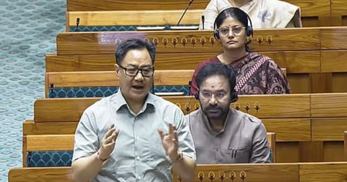 'ആദ്യം മുസ്‌ലിം ലീഗ്, ഇപ്പോൾ മാവോയിസ്റ്റ് പാർട്ടി'; കോൺഗ്രസിനെതിരെ രൂക്ഷ വിമർശനവുമായി കിരൺ റിജിജു