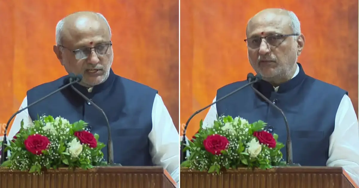  ‘നമ്മൾ പരിസ്ഥിതി ഭ്രാന്തന്മാരാകരുത്, കേരളത്തിൽ വെള്ളപ്പൊക്കം തടയാൻ നദികളുടെ ആഴം കൂട്ടണം’; ഉപദേശവുമായി ഉപരാഷ്ട്രപതി സിപി രാധാകൃഷ്ണൻ