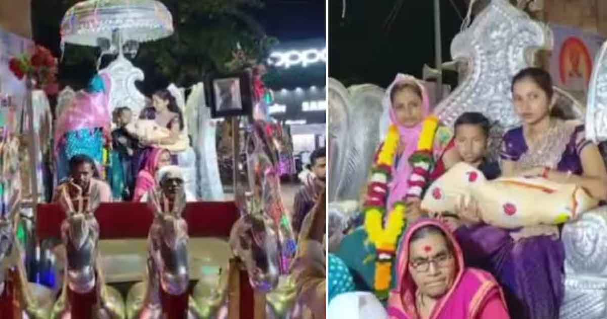  മഹാരാഷ്ട്ര കുടുംബത്തിൽ 200 വർഷത്തിന് ശേഷം ആദ്യമായി പെൺകുഞ്ഞ് പിറന്നു; നാടിളക്കി രാജകീയ വരവേൽപ്പ് | Baby Girl Born After 200 Years Maharashtra