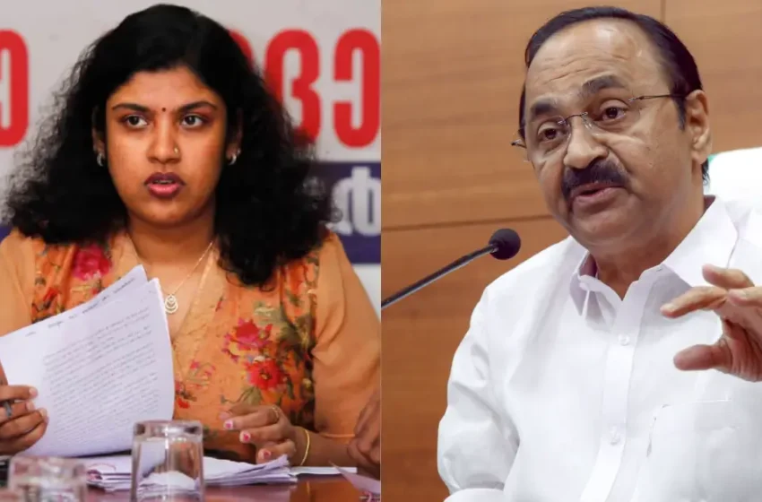  “സ്റ്റീഫൻ നെടുമ്പള്ളിയാകാൻ ശ്രമിച്ച വി.ഡി. സതീശൻ ലൂസിഫറിലെ ബോബിയായി മാറി,എല്ലാം വിറ്റുമുടിക്കാൻ നീക്കം”; മുഖ്യമന്ത്രിയുടെ വിമാനയാത്രാ വിവാദത്തിൽ ചിന്ത ജെറോം