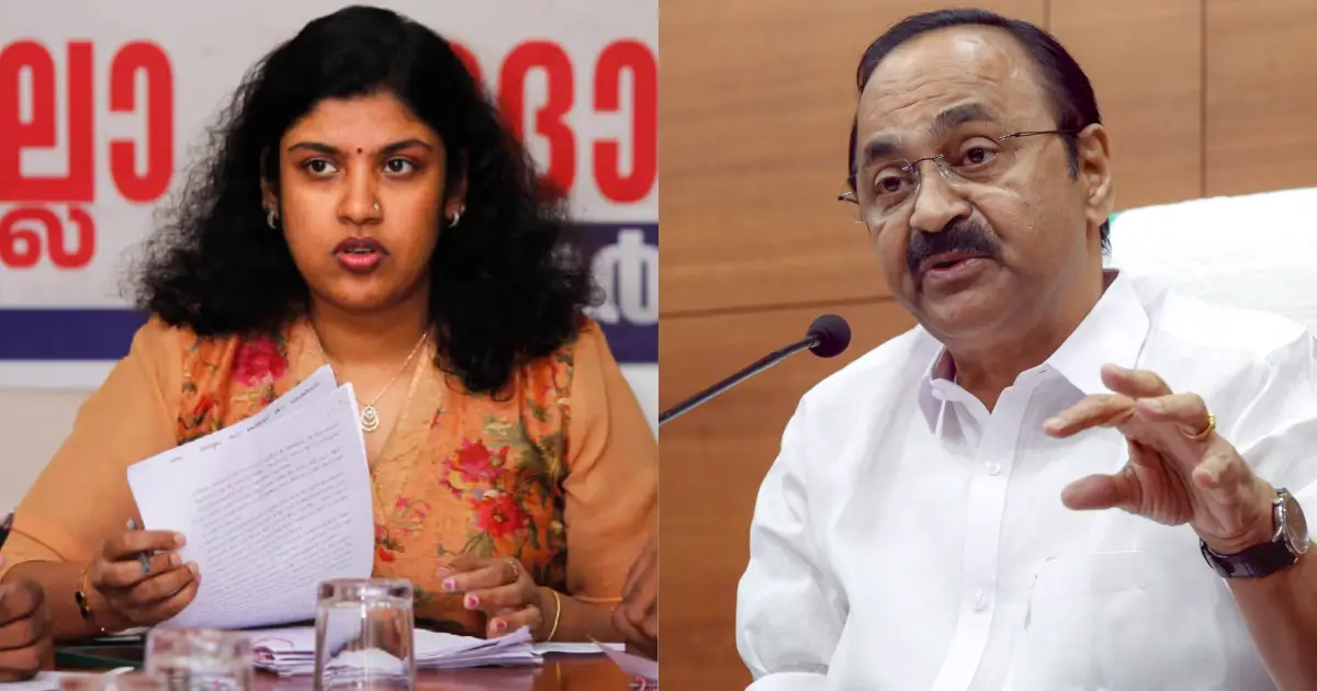  “സ്റ്റീഫൻ നെടുമ്പള്ളിയാകാൻ ശ്രമിച്ച വി.ഡി. സതീശൻ ലൂസിഫറിലെ ബോബിയായി മാറി,എല്ലാം വിറ്റുമുടിക്കാൻ നീക്കം”; മുഖ്യമന്ത്രിയുടെ വിമാനയാത്രാ വിവാദത്തിൽ ചിന്ത ജെറോം