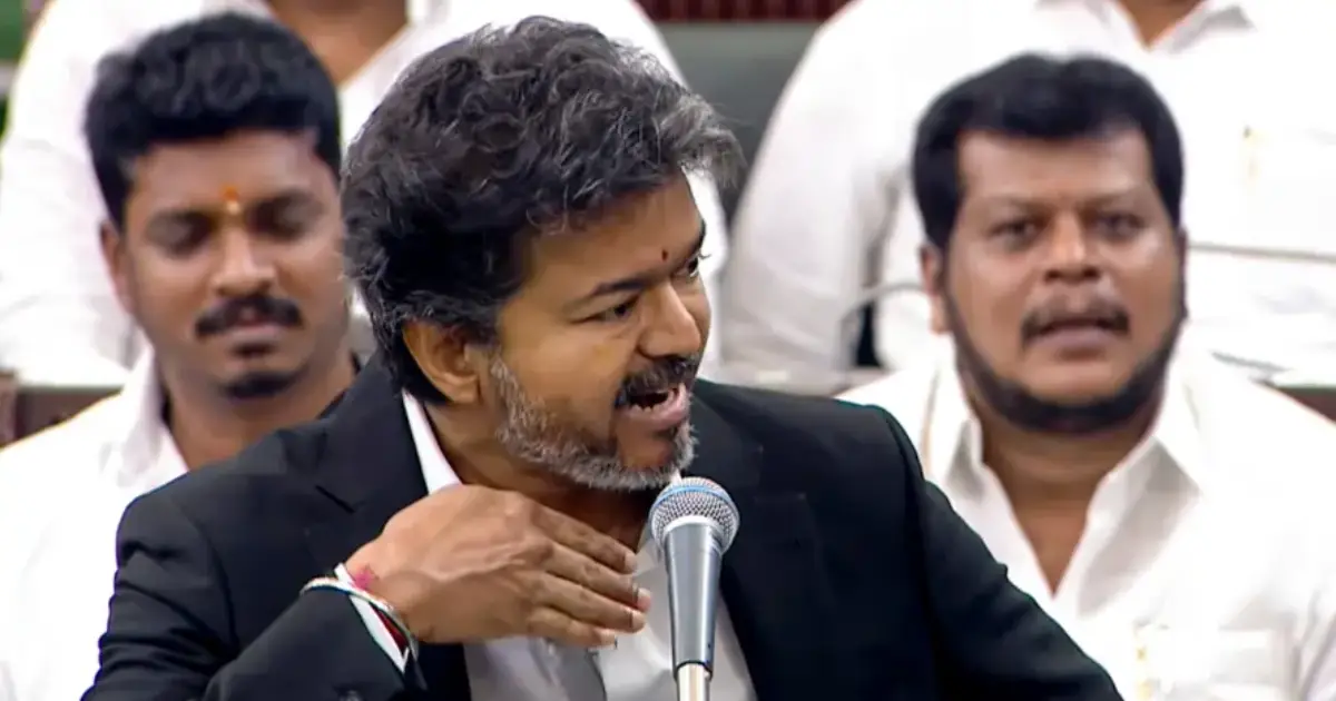 'കൈക്കൂലി വാങ്ങിയിരുന്നത് ഇഎംഐ അടയ്ക്കുന്നതുപോലെ'; നിയമസഭയിൽ ഡിഎംകെയെ കടന്നാക്രമിച്ച് മുഖ്യമന്ത്രി വിജയ്