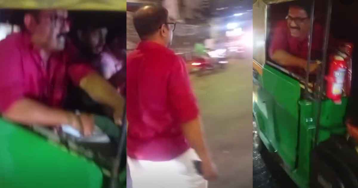  കെ.എം ഷാജിയുടെ വാഹനം തടഞ്ഞ് യുവമോർച്ച; ഓട്ടോ പിടിച്ച് മന്ത്രി, ഓട്ടോയും തടഞ്ഞപ്പോൾ ഇറങ്ങിനടന്നു| Yuva Morcha Blocks Kerala Minister KM Shaji