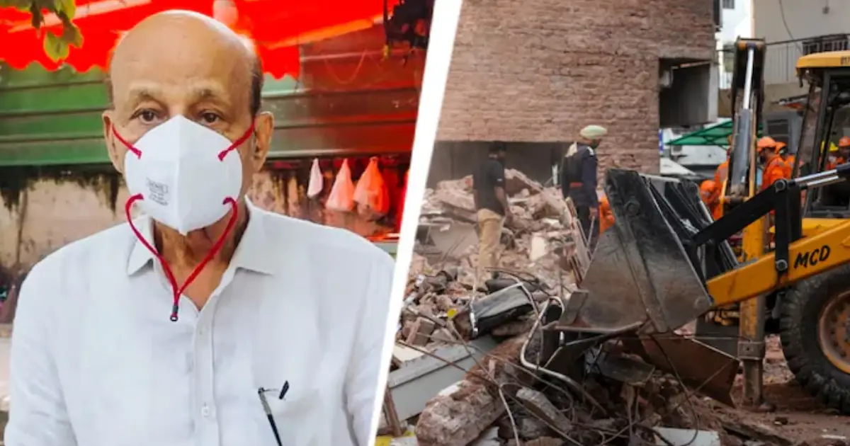 ഡൽഹി കെട്ടിട ദുരന്തത്തിൽ മരണം ഏഴായി; ഒളിവിൽ പോയ കെട്ടിട ഉടമയെ രാജസ്ഥാനിൽ പിടികൂടി