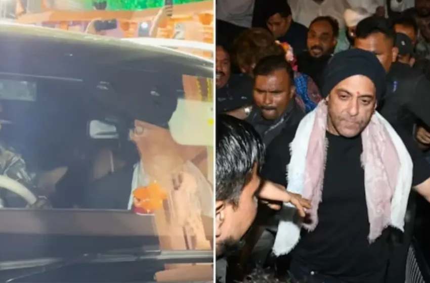  സൽമാനെ കാണാൻ തടിച്ചുകൂടിയ ആരാധകന്റെ കാലിലൂടെ അബദ്ധത്തിൽ കാർ കയറി; ഡ്രൈവറെ തല്ലി താരം