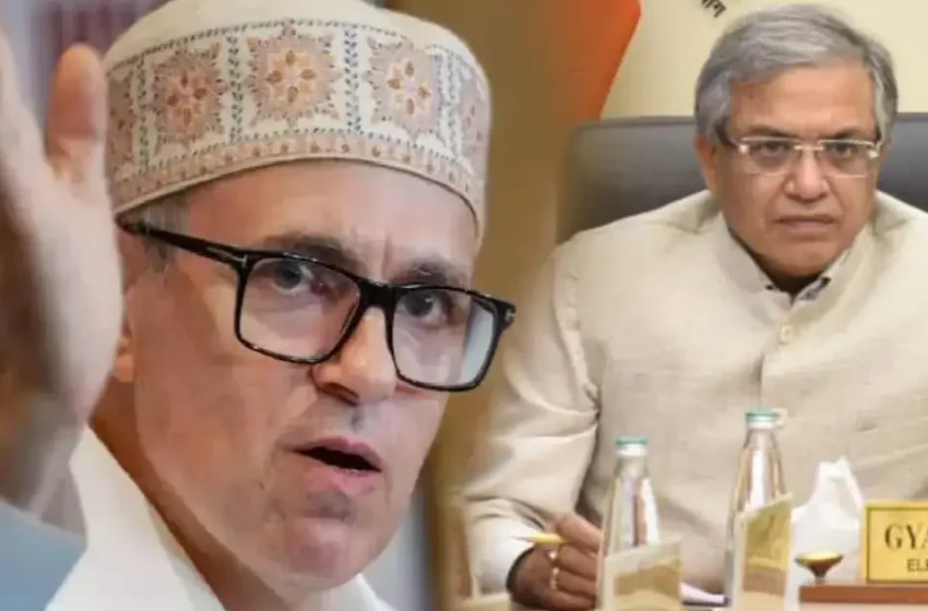  ‘ഗ്യാനേഷ് കുമാറിനെ രാഷ്ട്രപതിയാക്കൂ, ബിജെപിക്കായി അദ്ദേഹം അത്രയധികം കാര്യങ്ങൾ ചെയ്തു’; പരിഹസിച്ച് ഒമർ അബ്ദുല്ല
