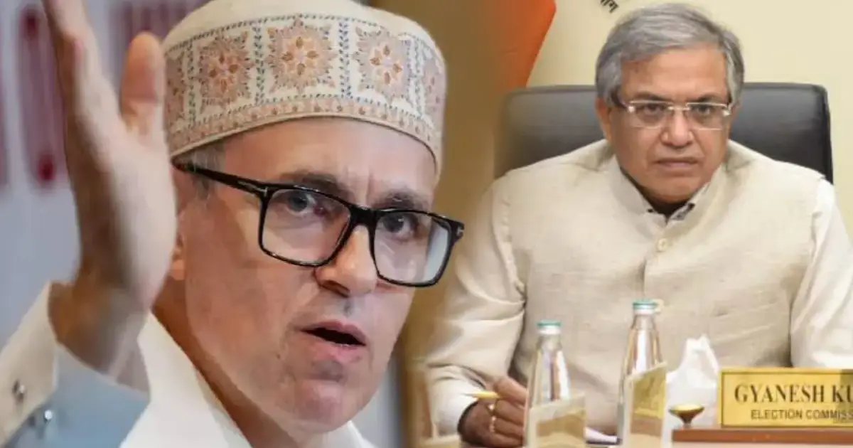 'ഗ്യാനേഷ് കുമാറിനെ രാഷ്ട്രപതിയാക്കൂ, ബിജെപിക്കായി അദ്ദേഹം അത്രയധികം കാര്യങ്ങൾ ചെയ്തു'; പരിഹസിച്ച് ഒമർ അബ്ദുല്ല