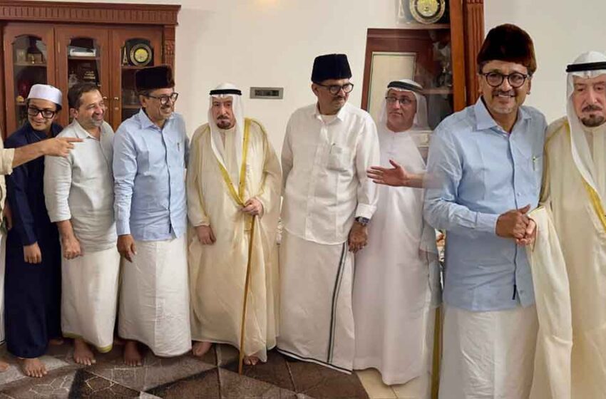  യുഎഇ പ്രസിഡന്റിന്റെ മതകാര്യ ഉപദേഷ്ടാവ് ശൈഖ് സയ്യിദ് അലി അൽഹാശിമി പാണക്കാട്ട്; ഊഷ്മള സ്വീകരണം | Sheikh Ali Al Hashimi in Panakkad