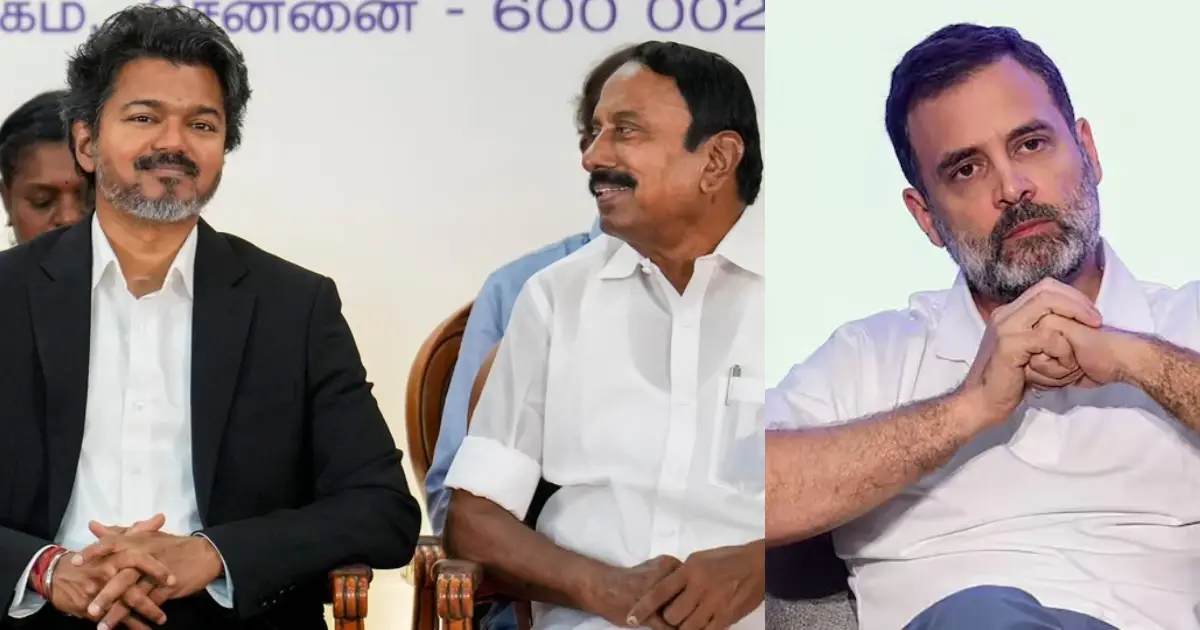 രാഹുൽ ​ഗാന്ധി അല്ല, വിജയ് തന്നെ പ്രധാനമന്ത്രി; കോൺഗ്രസിന്റെ രാജി ഭീഷണി തള്ളി തമിഴ്‌നാട് മന്ത്രി സെങ്കോട്ടയ്യൻ