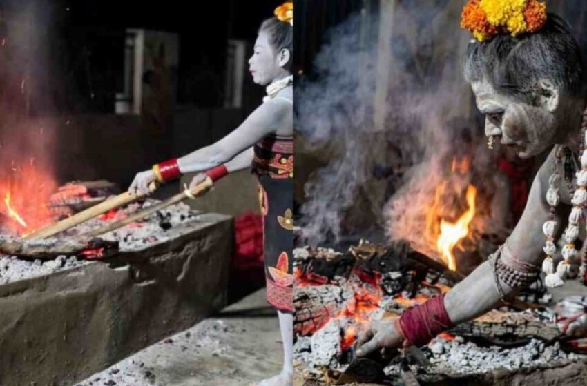  കത്തുന്ന ചിതയിൽ നിന്ന് മൃതദേഹ ഭാഗം എടുത്ത് തിന്നു: സ്വയം പ്രഖ്യാപിത വനിത അഘോരി അറസ്റ്റിൽ