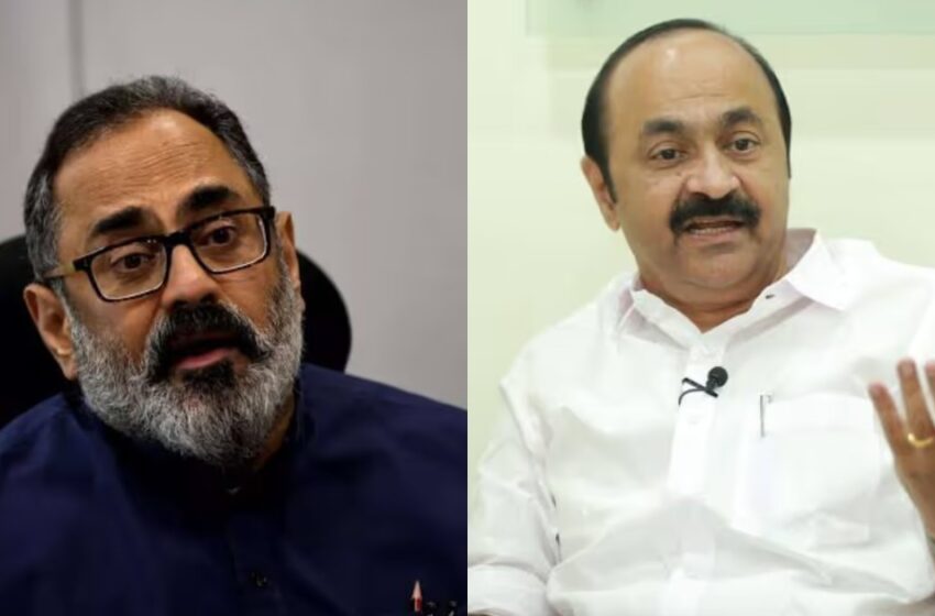  ‘മതേതരത്വം സംരക്ഷിക്കുന്നവരാണെന്ന് നെഞ്ചിൽ കൈവെച്ച് പറയാൻ ബിജെപിക്കാവുമോ?’: രാജീവ് ചന്ദ്രശേഖറിനെതിരെ മുഖ്യമന്ത്രി വി.ഡി സതീശൻ