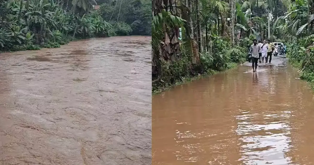 മലപ്പുറത്ത് മലയോര മേഖലകളിൽ കനത്ത മഴ; അപ്രതീക്ഷിത മലവെള്ളപ്പാച്ചിൽ, ജാഗ്രതാ നിർദേശം