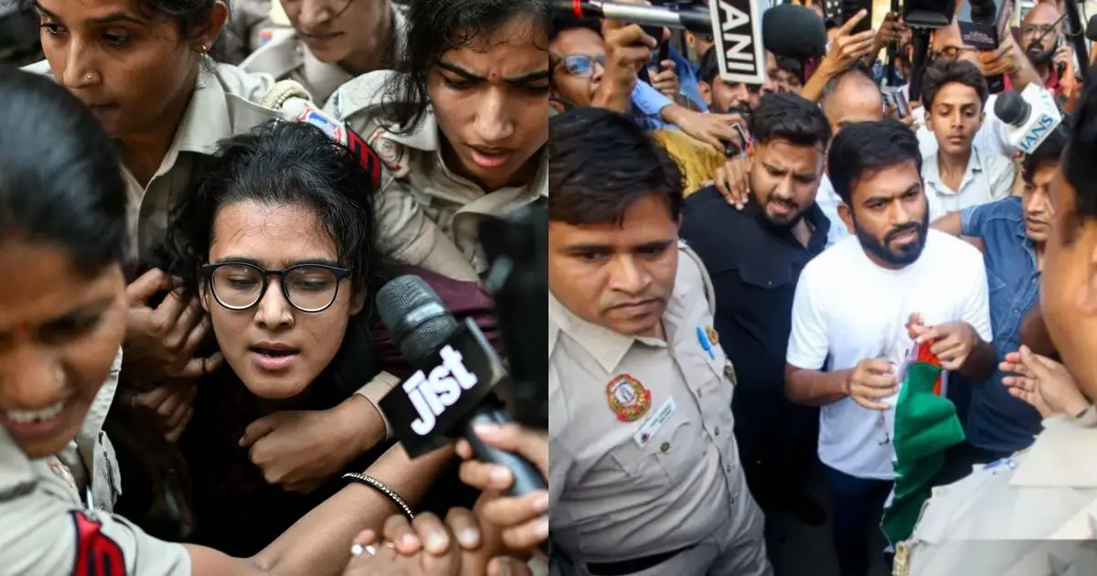  സിജെപിയുടെ തിരംഗ മാർച്ചിനിടെ അഭിജീത് ദീപ്കെയും നേഹ ബോറയും കസ്റ്റഡിയിൽ; സമരം പൊളിക്കാൻ ഡൽഹി പോലീസ്; പിന്മാറാൻ തയ്യാറാവാതെ പ്രതിഷേധക്കാർ
