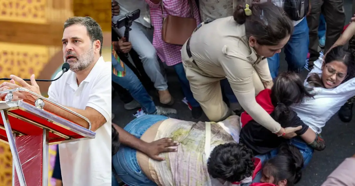 ജന്തർ മന്തർ പ്രക്ഷോഭത്തിനിടെ വനിതാ മാധ്യമപ്രവർത്തകയോട് പൊലീസ് മോശമായി പെരുമാറി; അമിത് ഷാ മറുപടി പറയണ​മെന്ന് രാഹുൽ ഗാന്ധി