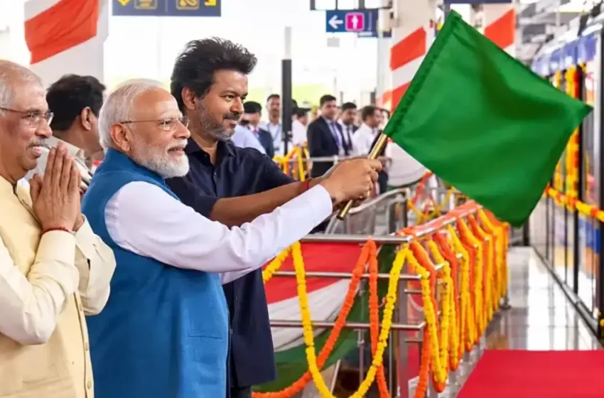  ഡൽഹിയിൽ സമരം ശക്തമാകവെ ചെന്നൈയിൽ മെട്രോ രണ്ടാം ഘട്ടം ഉദ്‌ഘാടനം ചെയ്‌ത് മോദി; 13,000 കോടിയുടെ വികസന പദ്ധതികൾ നാടിന് സമർപ്പിക്കും