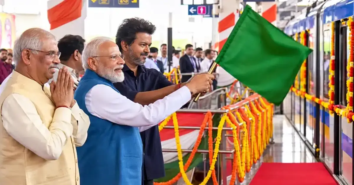 ഡൽഹിയിൽ സമരം ശക്തമാകവെ ചെന്നൈയിൽ മെട്രോ രണ്ടാം ഘട്ടം ഉദ്‌ഘാടനം ചെയ്‌ത് മോദി; 13,000 കോടിയുടെ വികസന പദ്ധതികൾ നാടിന് സമർപ്പിക്കും