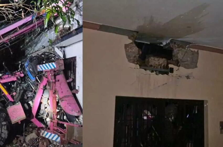  കാസർകോട് ബോർവെൽ ട്രാക്ടർ വീടിന് മുകളിലേക്ക് മറിഞ്ഞു; രണ്ട് തൊഴിലാളികൾക്ക് ദാരുണാന്ത്യം