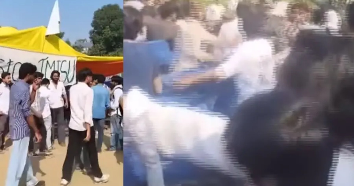 സമരപ്പന്തൽ പൊളിച്ചുനീക്കി: ജാമിയ മിലിയയിൽ വിദ്യാർഥികളും സുരക്ഷാ ജീവനക്കാരും തമ്മിൽ സംഘർഷം