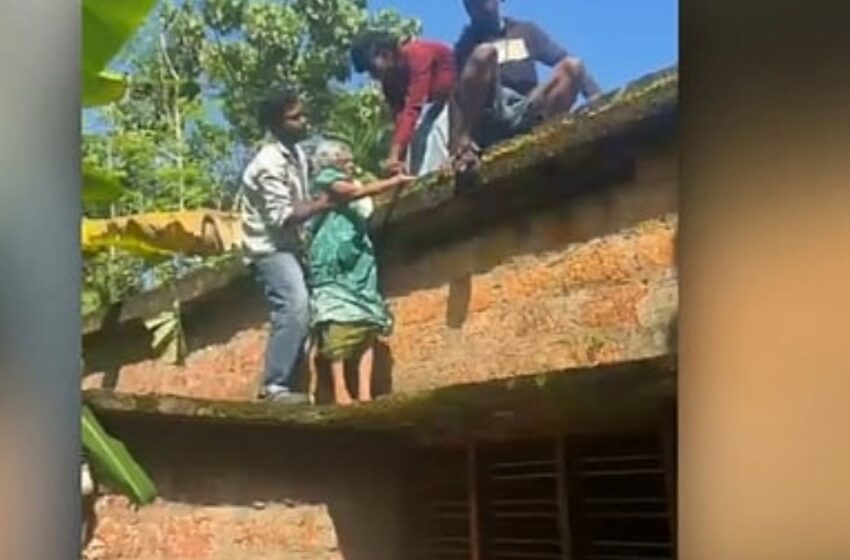  ‘മക്കൾ തിരിഞ്ഞുനോക്കുന്നില്ല’; വീടിന് മുകളിൽ നിന്ന് ചാടാൻ ശ്രമിച്ച് വയോധിക, രക്ഷപ്പെടുത്തി നാട്ടുകാർ