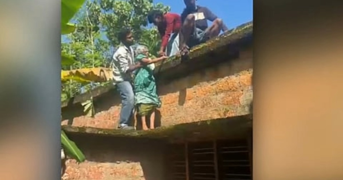 'മക്കൾ തിരിഞ്ഞുനോക്കുന്നില്ല'; വീടിന് മുകളിൽ നിന്ന് ചാടാൻ ശ്രമിച്ച് വയോധിക, രക്ഷപ്പെടുത്തി നാട്ടുകാർ