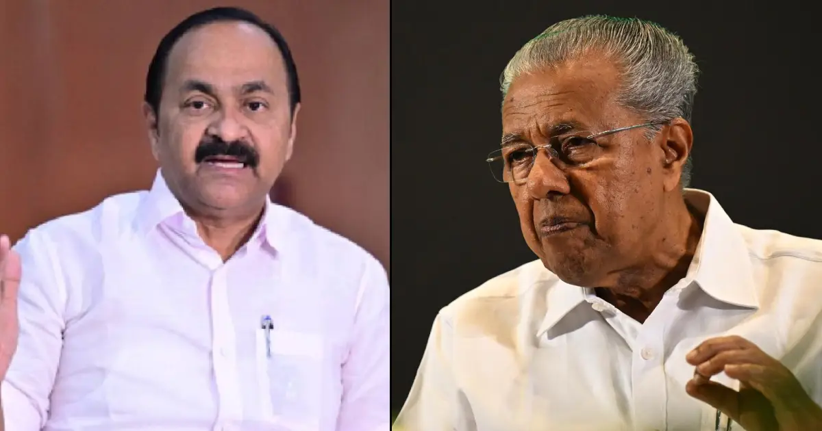 'വിഴിഞ്ഞത്തെ കടൽക്കൊള്ളയെന്ന് വിളിച്ച പിണറായി തുറമുഖം യാഥാർഥ്യമായപ്പോൾ പറഞ്ഞതെല്ലാം വിഴുങ്ങി'; പ്രതിപക്ഷത്തിനെതിരെ ആഞ്ഞടിച്ച് മുഖ്യമന്ത്രി വി.ഡി. സതീശൻ